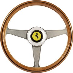 Ferrari 250 GTO Vintage Wheel AddOn Volante PC Legno, Grigio