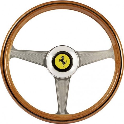 Ferrari 250 GTO Vintage Wheel AddOn Volante PC Legno, Grigio