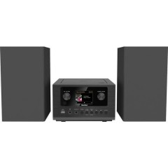 MC 6490DI Sistema stereo AUX, Bluetooth, CD, DAB+, Internetradio, FM, WLAN, USB, 2 x 5 W Nero