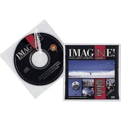 Busta per CD 1 CD/DVD/Blu-Ray PP Trasparente 10 pz.