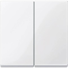 Placca di copertura Interruttori in serie System M, 1-M, M-Smart, M-Plan, M-Creativ bianco polare lucido 432519
