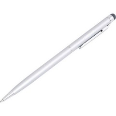 Penna per touchscreen con penna a sfera Argento