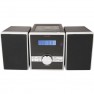 Denver MCA-230MK2 Sistema stereo AUX, CD, FM, Nero, Argento