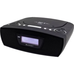 soundmaster URD480SW Radiosveglia FM AUX, CD, USB Nero