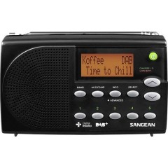 Sangean DPR-65 Radio portatile DAB+, FM Funzione di carica della batteria Nero