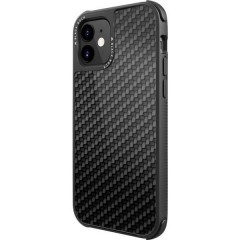 Robust Real Carbon Backcover per cellulare Apple iPhone 12 mini Nero