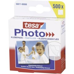 56611 Pad adesivi Photo® (L x A) 12 mm x 13 mm Bianco Contenuto: 500 pz.