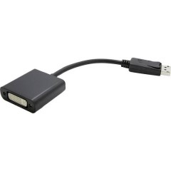 DisplayPort Cavo 0.15 m Nero [1x Spina DisplayPort - 1x Presa DVI 24+1 poli]