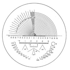 Eschenbach Scala di precisione per lenti dingrandimento Lente: (Ø) 23 mm