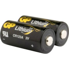 GPCR123A Batteria per fotocamera CR-123A Litio 1400 mAh 3 V 2 pz.