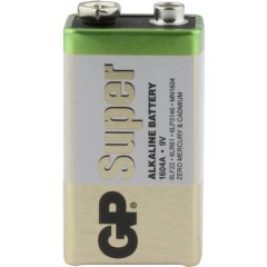GP Batteries GP1604A / 6LR61 Batteria da 9 V Alcalina/manganese 9 V 1 pz.