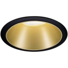 PAULMANN Lampada LED da incasso GU10 Nero (opaco), Oro