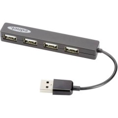ednet 4 Porte Hub USB 2.0 Nero