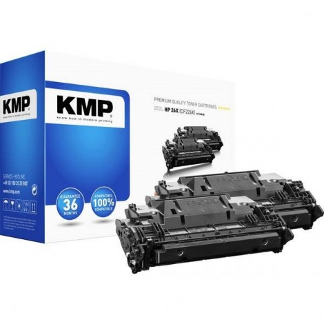 KMP H-T245XD Toner Conf 2 pz sostituisce HP HP 26X (CF226X) Nero Compatibile Toner conf. 2 Pz.