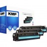 KMP H-T189CMY Toner Imballo multiplo sostituisce HP HP 312A (CF381A, CF383A, CF382A) Ciano, magenta, giallo Compatibile