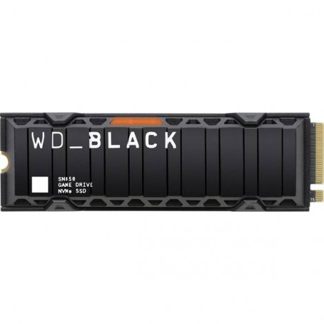 WD Black™ SN850 Heatsink 500 GB SSD interno NVMe/PCIe M.2 M.2 NVMe PCIe 4.0 x4 Dettaglio S500G1XHE