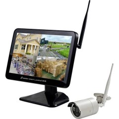 Stabo Smart_I control NVR senza fili-Kit videocamere sorveglianza 8 canali 1920 x 1080 Pixel 2.4 GHz