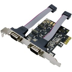 LogiLink Scheda a innesto seriale Seriale (9-pin) PCIe