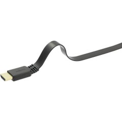 SpeaKa Professional HDMI Cavo 2.00 m Canale di ritorno, Contatti connettore dorato, resistente alla torsione,